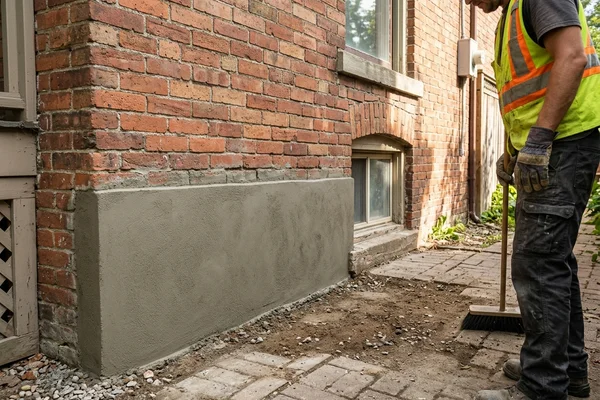 After: Repaired, sealed concrete surface